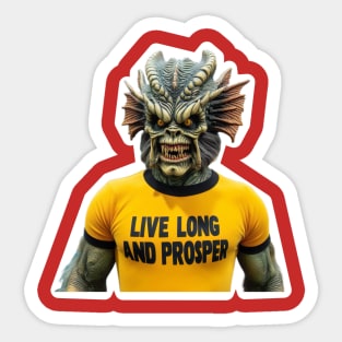 Prosper with a monster Sticker